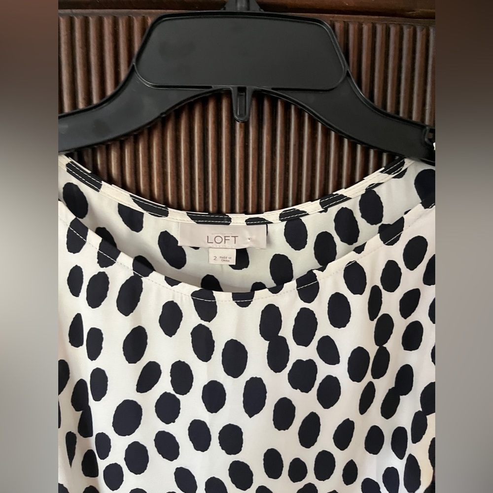 Loft Beige Black Printed Romper - Picture 7 of 16
